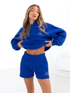 Italia Oversized Hoodie - Cobalt Blue 12 Italia Oversized Hoodie - Cobalt Blue -Trend Wear Sales 201BWBLUE 05D