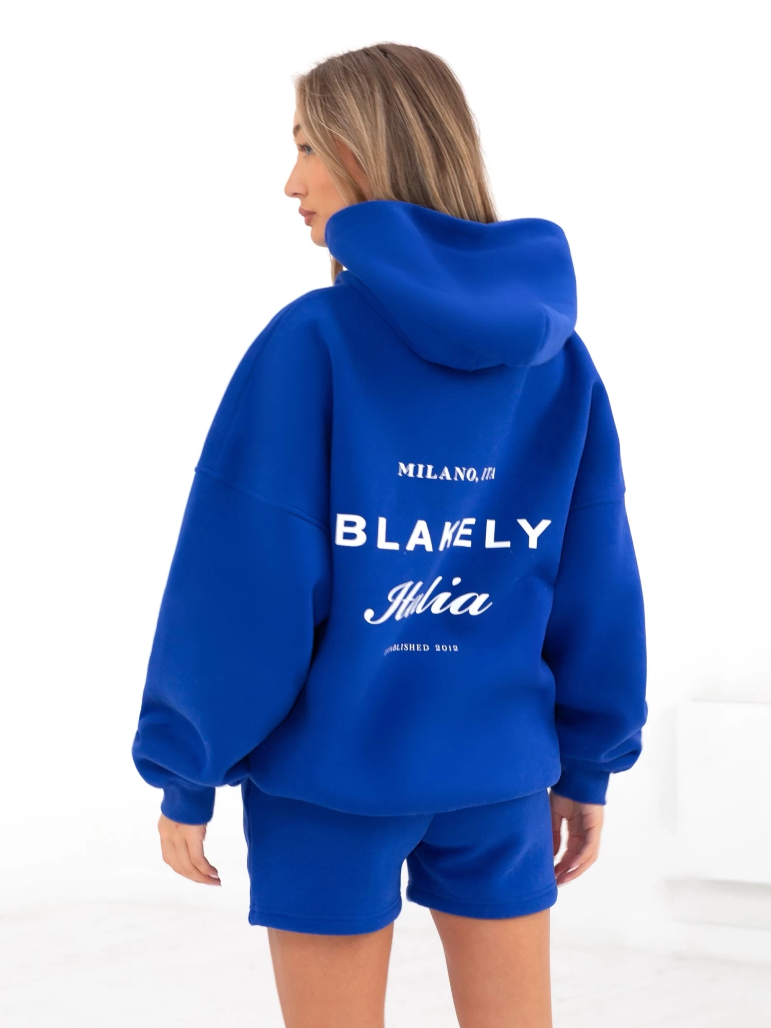 Italia Oversized Hoodie - Cobalt Blue 3 Italia Oversized Hoodie - Cobalt Blue