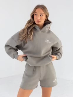 Italia Jogger Shorts - Stone Grey -Trend Wear Sales 201BWGREY 02D