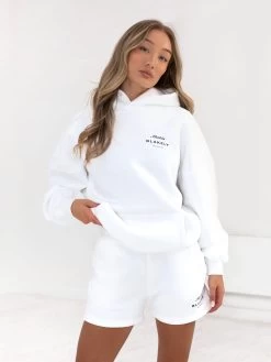 Italia Oversized Hoodie - Flat White -Trend Wear Sales 201BWWhite 03D