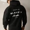 Italia Relaxed Hoodie - Black -Trend Wear Sales 201MBBlack LeadD