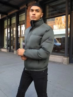 Fallon Coat - Khaki Green -Trend Wear Sales 2028KHAKID