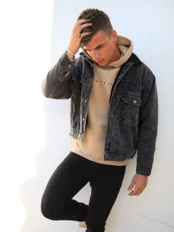 Rapha Denim Jacket - Charcoal -Trend Wear Sales 2029RAPHACHARCOALD