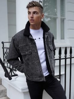 Rapha Denim Jacket - Charcoal -Trend Wear Sales 2029RaphaCharcoalLondon1D