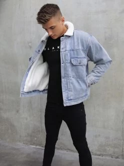 Raleigh Denim Jacket - Light Blue -Trend Wear Sales 2030LightBlue5D