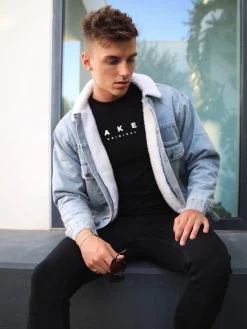 Raleigh Denim Jacket - Light Blue -Trend Wear Sales 2030LightBlue6D