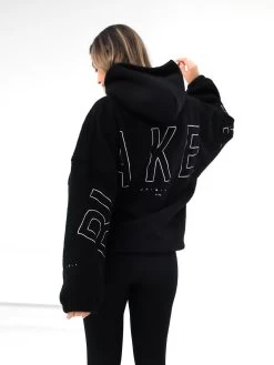 Borg Isabel Oversized Hoodie - Black -Trend Wear Sales 2035Black 04D