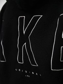 Borg Isabel Oversized Hoodie - Black -Trend Wear Sales 2035Black 07D