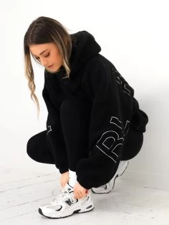 Borg Isabel Oversized Hoodie - Black -Trend Wear Sales 2035Black 08D