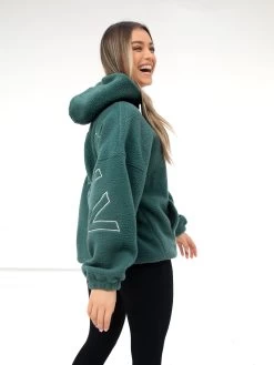 Borg Isabel Oversized Hoodie - Green -Trend Wear Sales 2035Green 01D