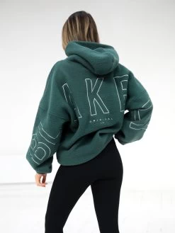 Borg Isabel Oversized Hoodie - Green -Trend Wear Sales 2035Green 06D