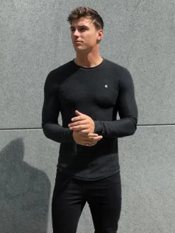 Mason Knit Jumper - Charcoal -Trend Wear Sales 2041ACharcoal05D