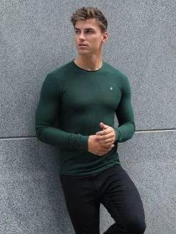 Mason Knit Jumper - Dark Green -Trend Wear Sales 2041AGreen02D