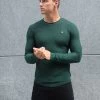 Mason Knit Jumper - Dark Green 1 Mason Knit Jumper - Dark Green -Trend Wear Sales 2041AGreen04D