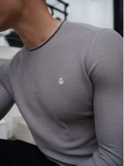 Mason Knit Jumper - Grey -Trend Wear Sales 2041GreyD 2