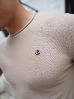 Mason Knit Jumper - Beige -Trend Wear Sales 2041TanD 2 ef218131 5b97 40bd adec b1cbdc4689c5