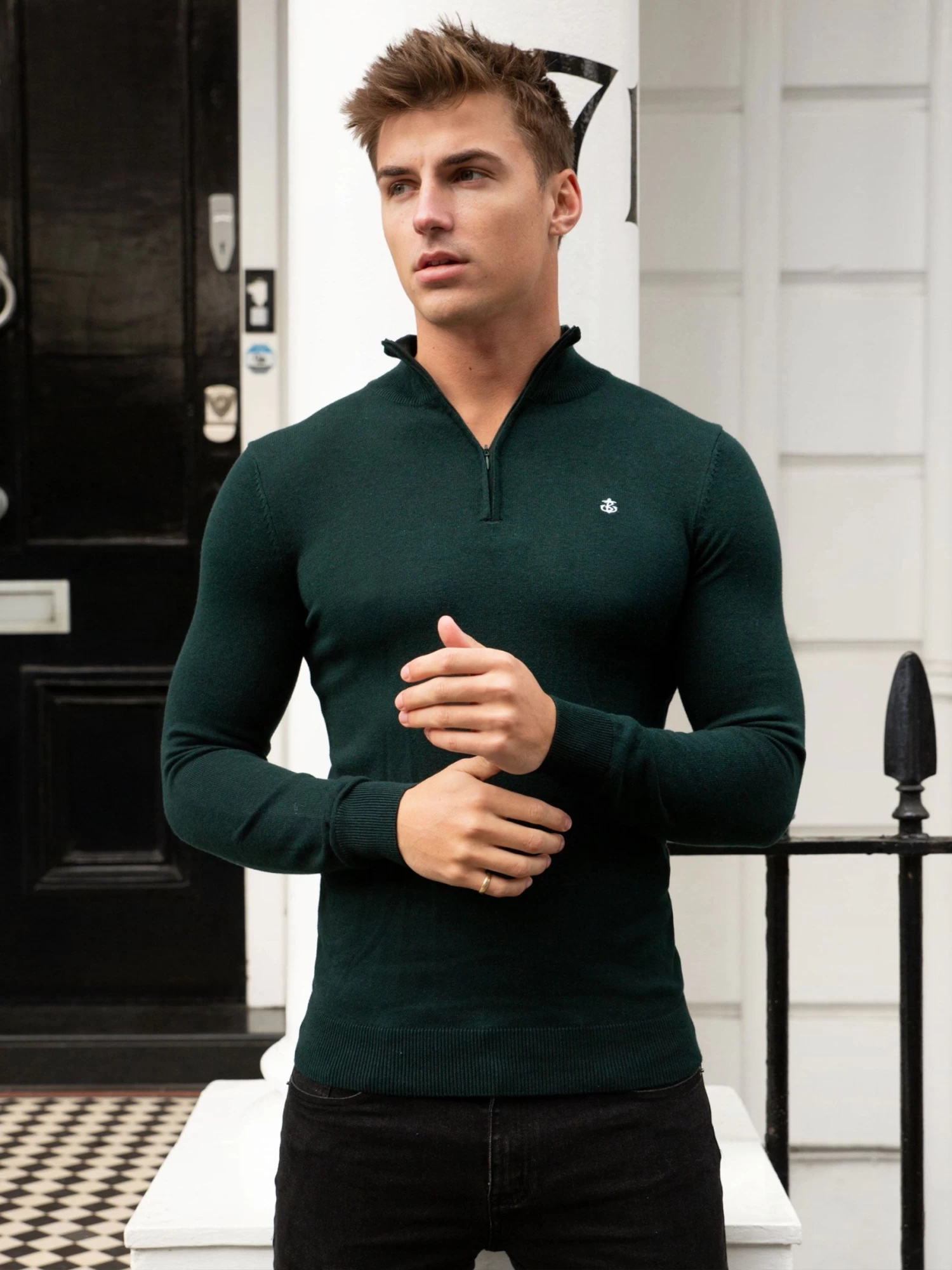 Oxbridge Jumper - Dark Green 3 Oxbridge Jumper - Dark Green