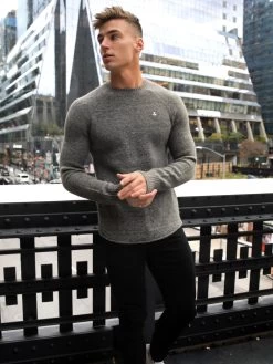 Yardley Knit Jumper - Charcoal 12 Yardley Knit Jumper - Charcoal -Trend Wear Sales 2042charcoalD 3