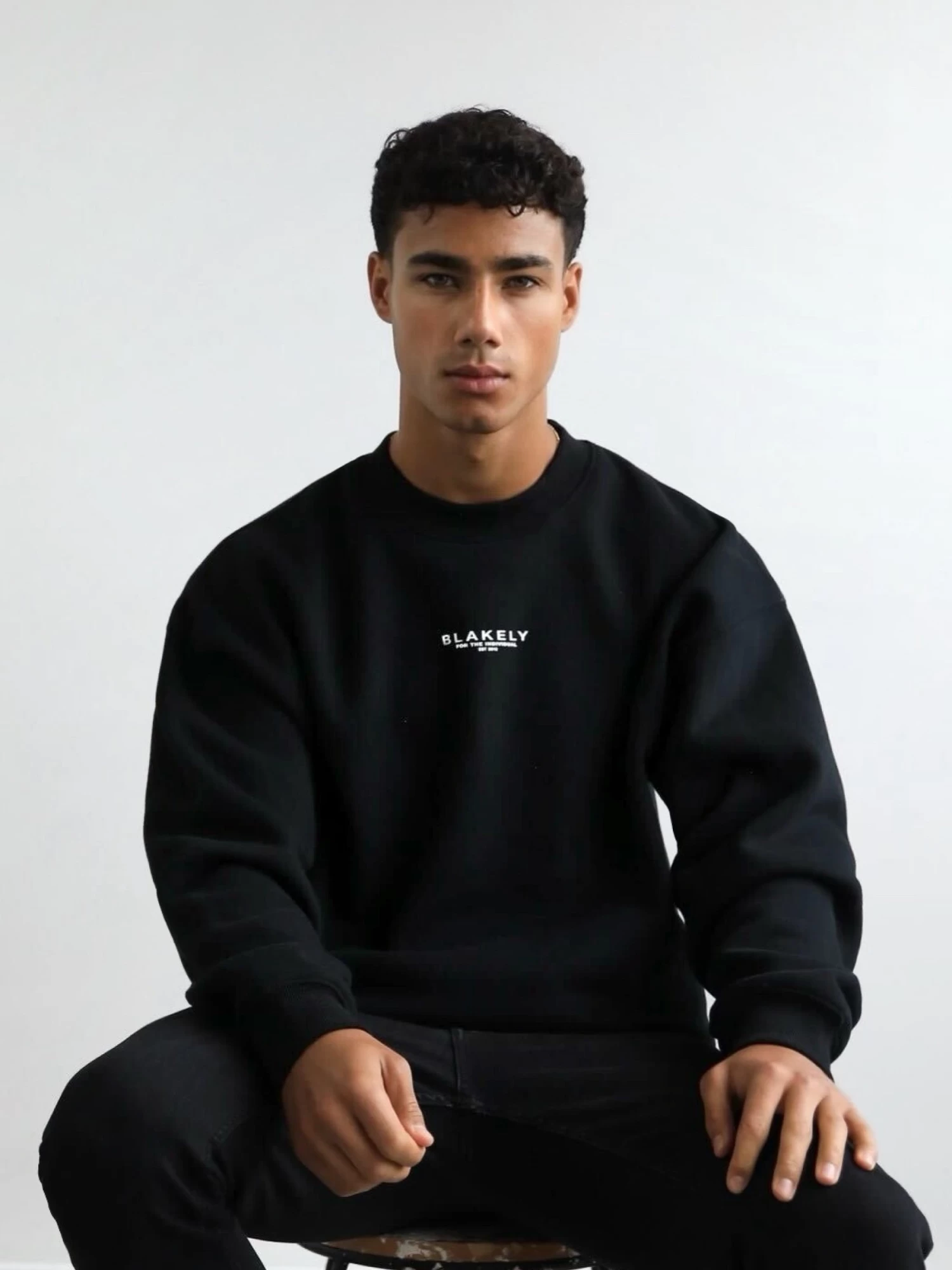 Statement Relaxed Jumper - Black 5 Statement Relaxed Jumper - Black - Image 3