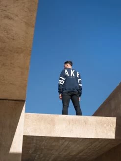 Idris Oversized Jumper - Dark Navy -Trend Wear Sales 2046ADNAVY03