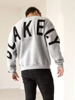 Idris Oversized Jumper - Marl Grey -Trend Wear Sales 2046AGreyMarl 02D