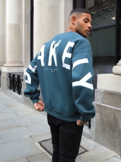 Idris Oversized Jumper - Teal Green 8 Idris Oversized Jumper - Teal Green -Trend Wear Sales 2046A TEAL 03