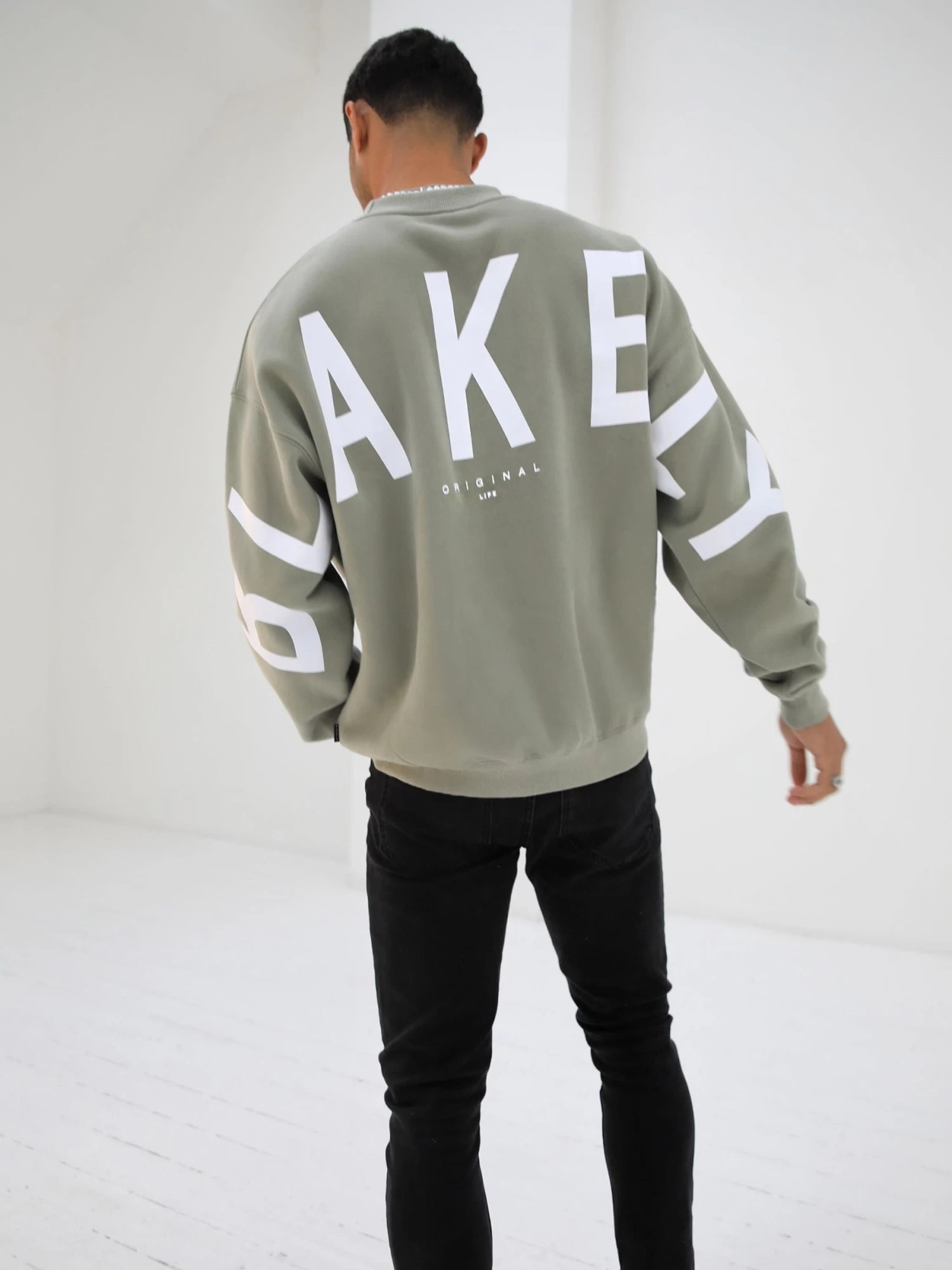 Idris Oversized Jumper - Olive 8 Idris Oversized Jumper - Olive - Image 6