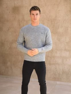 Burford Knit Jumper - Grey -Trend Wear Sales 2075Grey 04D