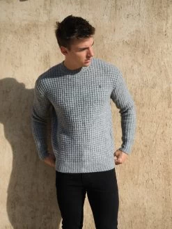 Burford Knit Jumper - Grey -Trend Wear Sales 2075Grey 05D