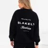 Italia Oversized Jumper - Black