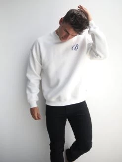 Vita Relaxed Jumper - Flat White -Trend Wear Sales 216IMFlatwhite 06D