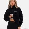 Ultimate 1/4 Zip Jumper - Black -Trend Wear Sales 218GBLACK 03LEADDcopy
