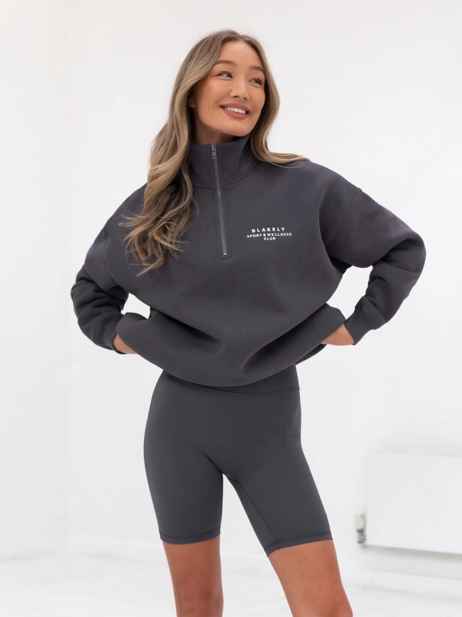 Ultimate 1/4 Zip Jumper - Charcoal 3 Ultimate 1/4 Zip Jumper - Charcoal - Image 2