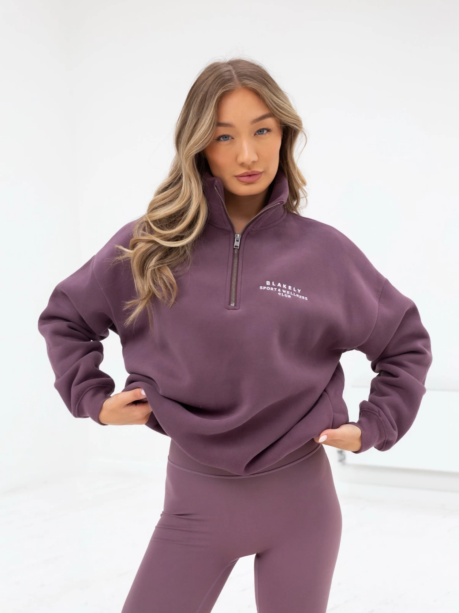 Ultimate 1/4 Zip Jumper - Light Plum 6 Ultimate 1/4 Zip Jumper - Light Plum - Image 4