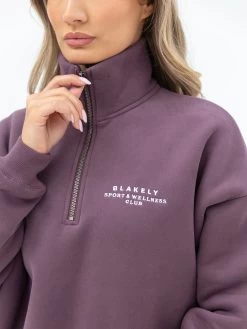 Ultimate 1/4 Zip Jumper - Light Plum 13 Ultimate 1/4 Zip Jumper - Light Plum -Trend Wear Sales 218GPLUM07