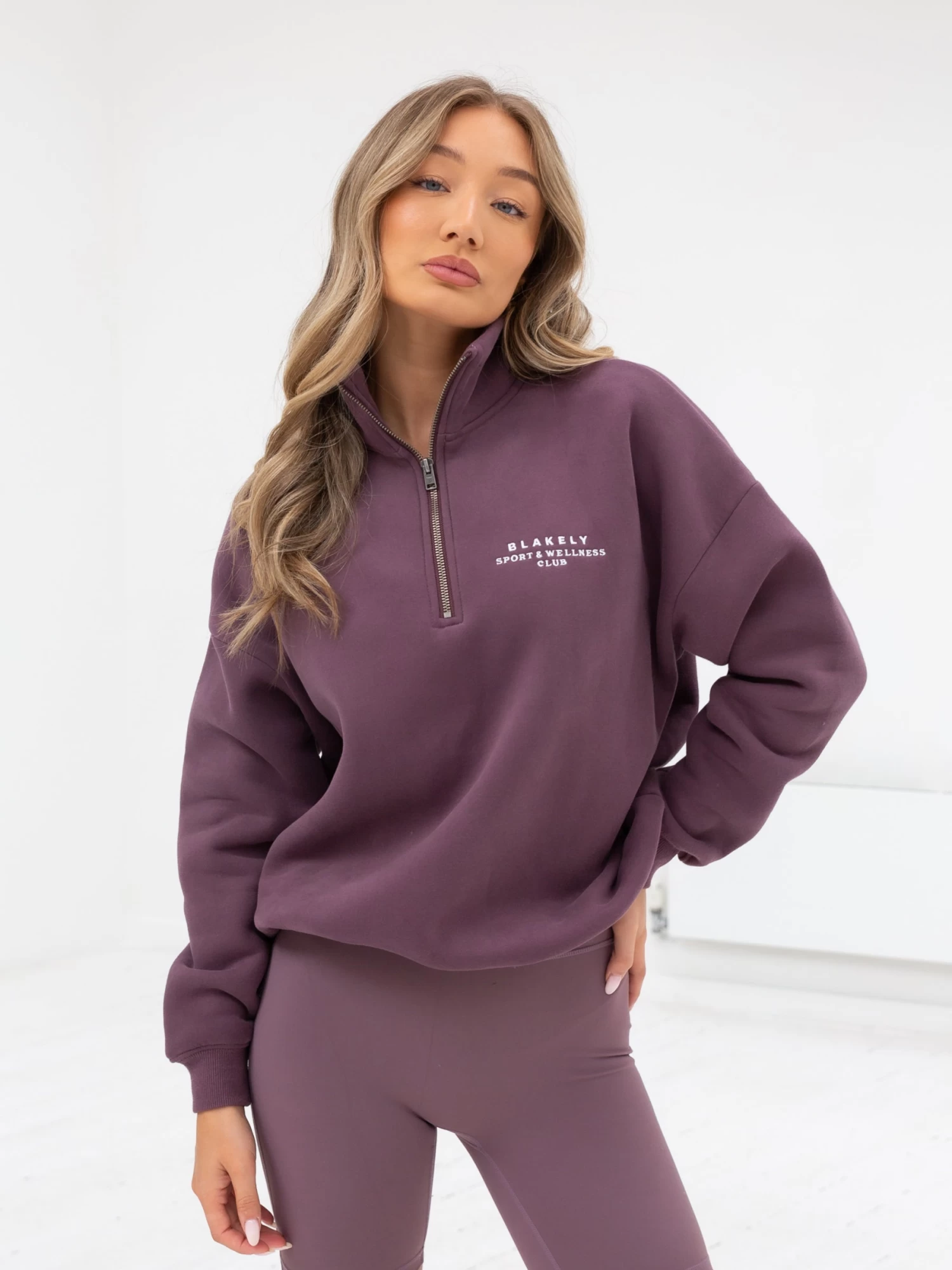 Ultimate 1/4 Zip Jumper - Light Plum 3 Ultimate 1/4 Zip Jumper - Light Plum