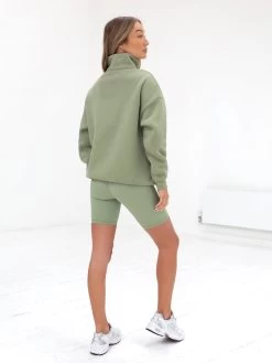 Ultimate 1/4 Zip Jumper - Pistachio 13 Ultimate 1/4 Zip Jumper - Pistachio -Trend Wear Sales 218GPistachio 06D