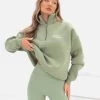 Ultimate 1/4 Zip Jumper - Pistachio -Trend Wear Sales 218GPistachio 10LEADDcopy