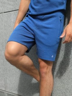 Toulon Textured Shorts - Blue 7 Toulon Textured Shorts - Blue -Trend Wear Sales 2210BLUED 1