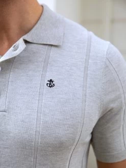 Finsbury Polo - Marl White -Trend Wear Sales 2212MarlWhite 01D