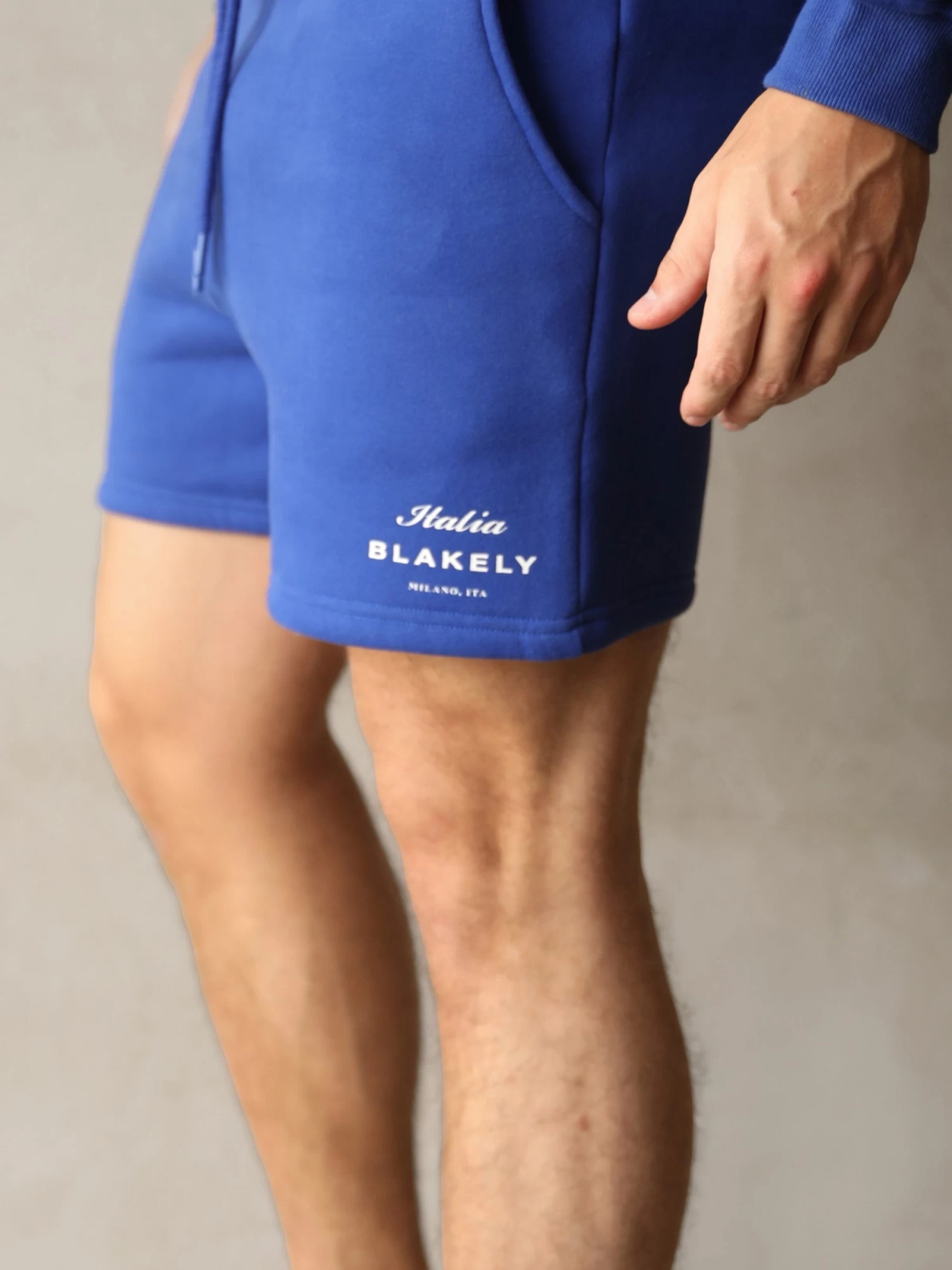 Italia Relaxed Jogger Shorts - Cobalt Blue 7 Italia Relaxed Jogger Shorts - Cobalt Blue - Image 5
