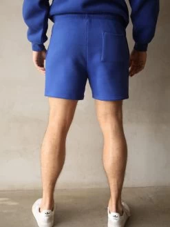 Italia Relaxed Jogger Shorts - Cobalt Blue 13 Italia Relaxed Jogger Shorts - Cobalt Blue -Trend Wear Sales 2219BBlue 03D