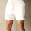 Italia Relaxed Jogger Shorts - Flat White -Trend Wear Sales 2219BWHITE LEADD