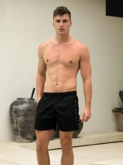 Lugano Swim Shorts - Black 13 Lugano Swim Shorts - Black -Trend Wear Sales 2222BlackD 4