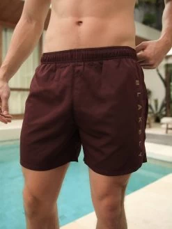 Lugano Swim Shorts - Burgundy -Trend Wear Sales 2222BurgundyD 2