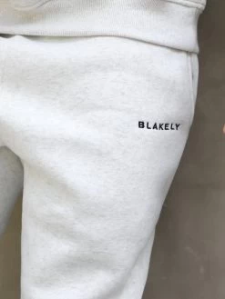 Series Relaxed Sweatpants - Marl White -Trend Wear Sales 223AMMarlWhite 02D