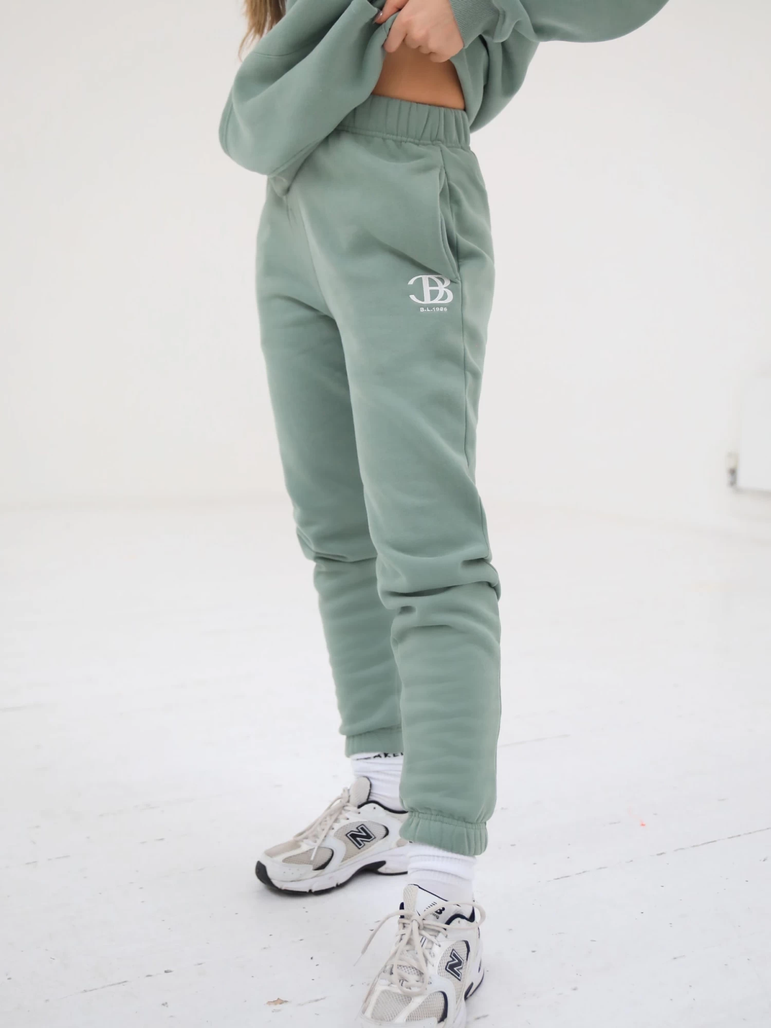Initial Sweatpants - Sage Green 3 Initial Sweatpants - Sage Green