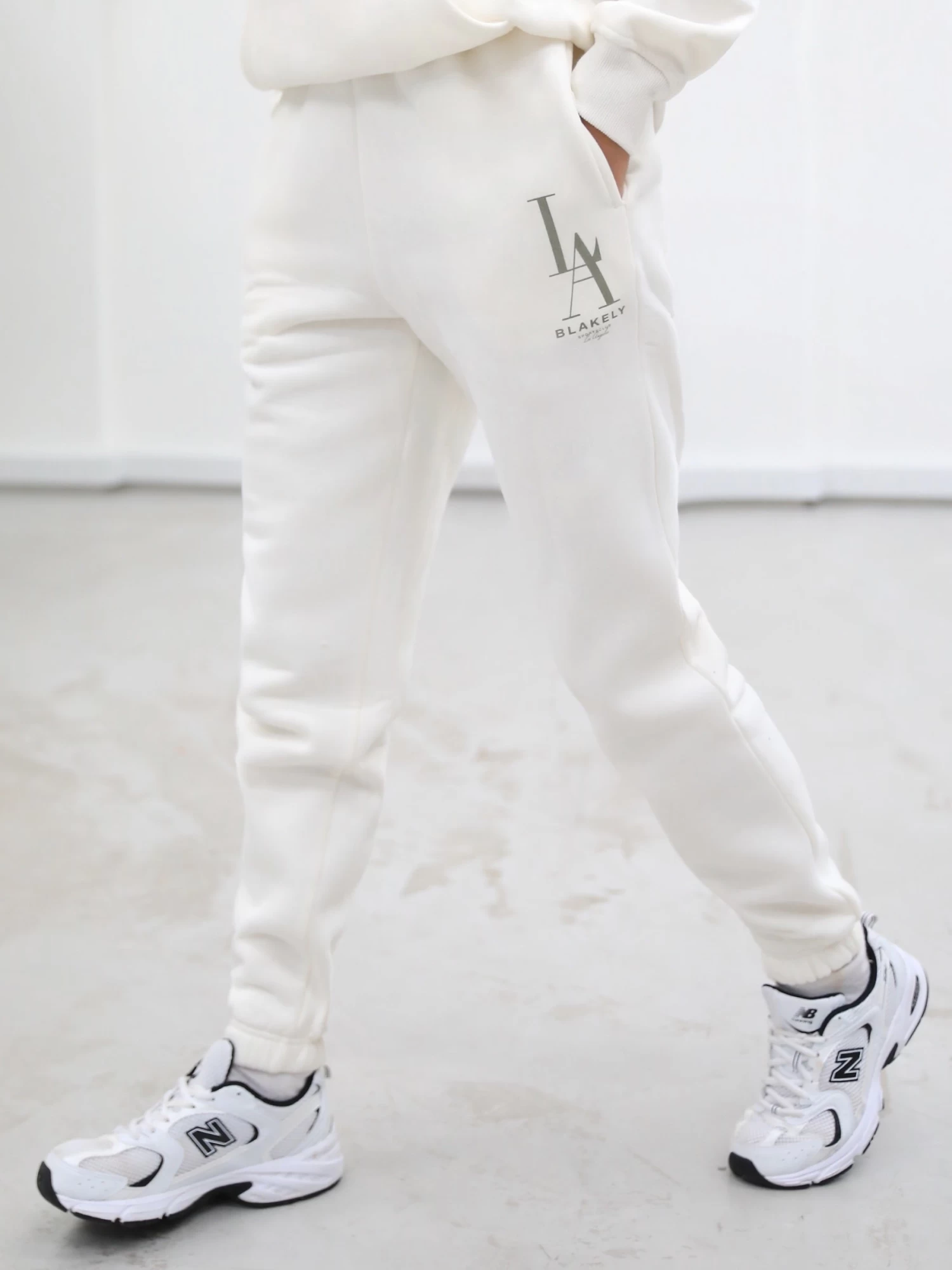 Studio Sweatpants - Ivory 7 Studio Sweatpants - Ivory - Image 5