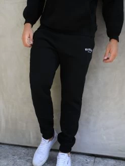 Varsity Relaxed Sweatpants - Black -Trend Wear Sales 224VARBlackD