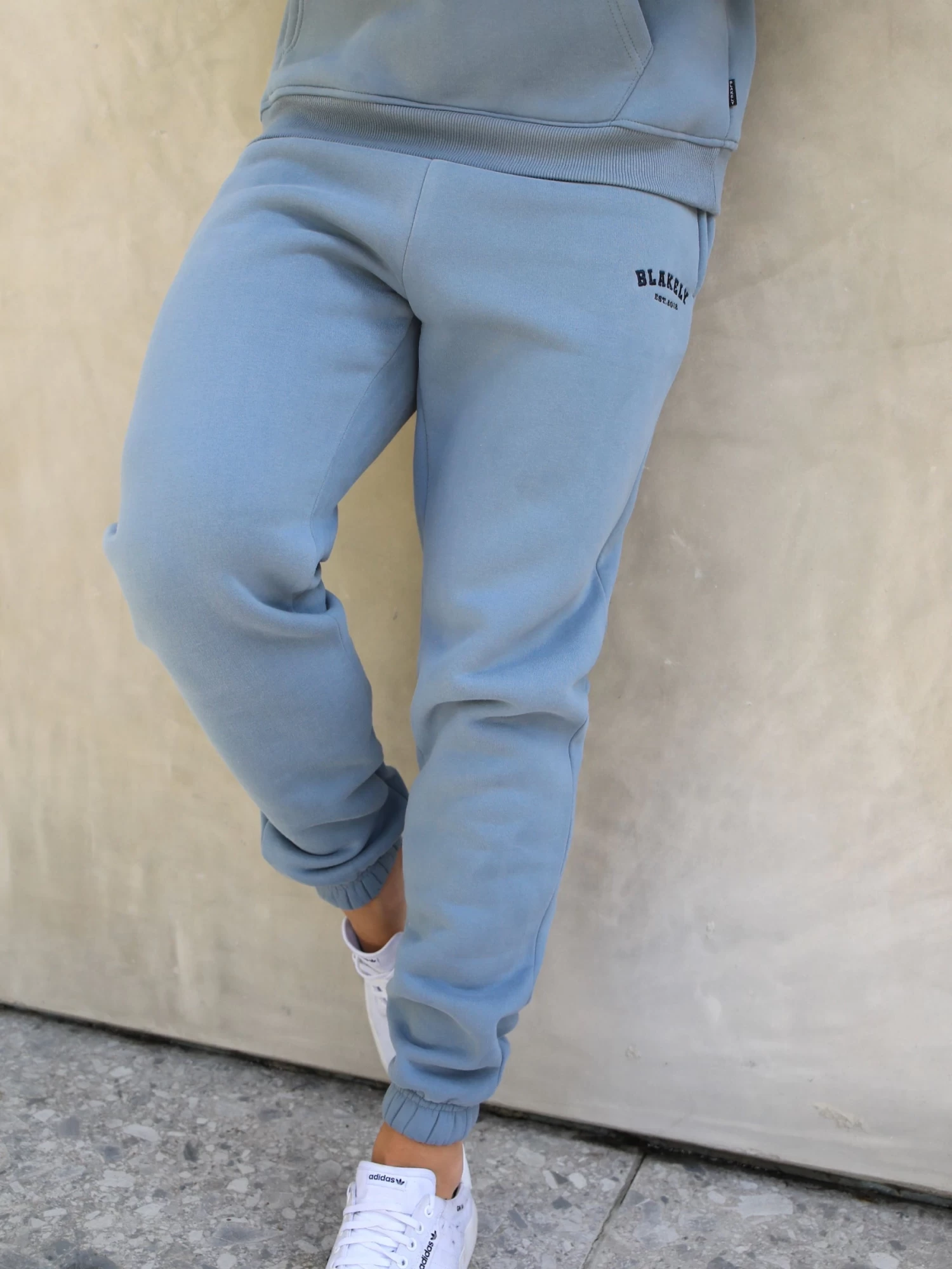 Varsity Relaxed Sweatpants - Blue 5 Varsity Relaxed Sweatpants - Blue - Image 3